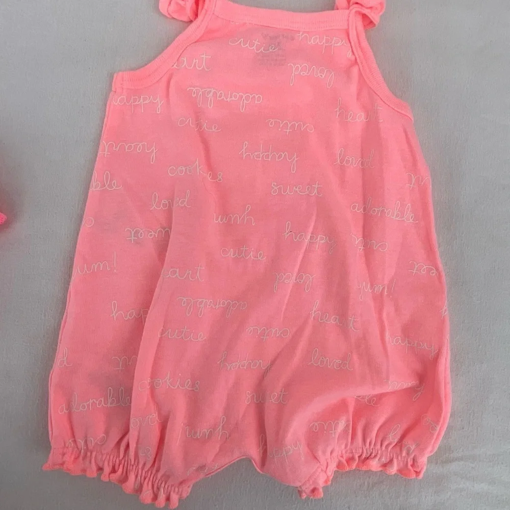 Carter's Pink and Purple Bodysuits Soft Cotton One Pieces